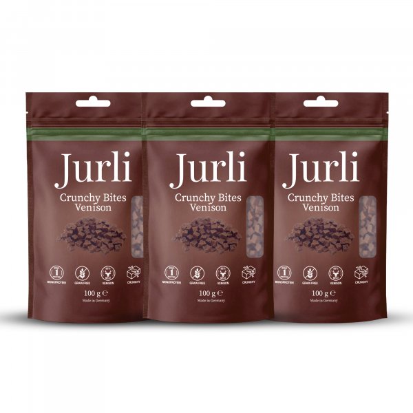 Crunchy Bites Venison Bundle 3x100g