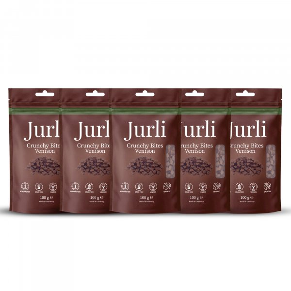 Crunchy Bites Venison Bundle 5x100g